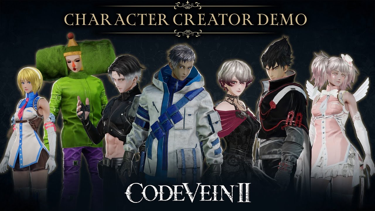 CODE VEIN II – Character Creator Demo Trailer