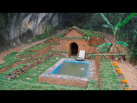 Primitive House With Pool – Full Natural Build!