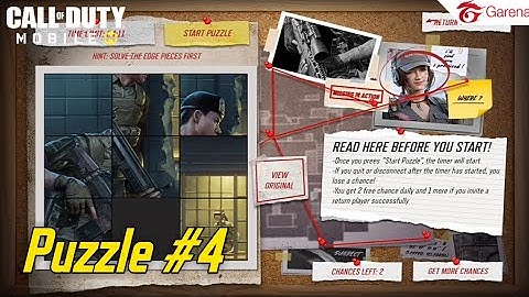 HOW TO SOLVE PUZZLE #4 in Finding Urban Tracker Event (Garena) | COD MOBILE