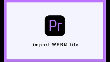 How Import WEBM into Adobe Premiere Pro | 2023 Guide