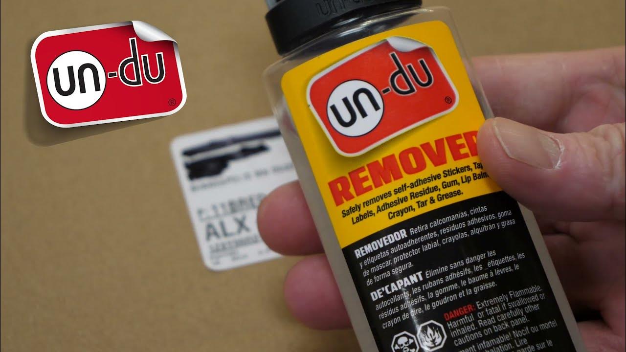 How to remove selfadhesive stickers and labels from product packaging