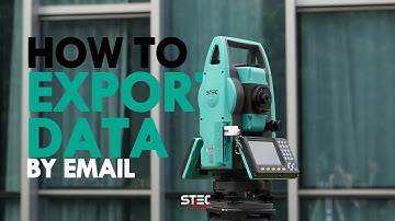 AXIS4 Total Station Tutorials | How to export the data by email?