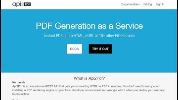 Generate PDFs from .NET with Api2Pdf.com