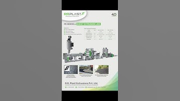 PE GEOCELL  SHEET EXTRUSION LINE #rrplast #sheetextrusion #machine #plasticmachine #petsheet