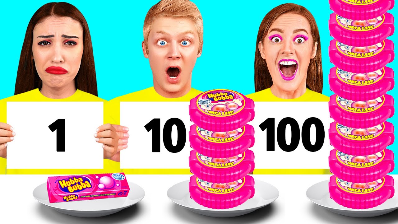 100 Katmanlar Gida Mücadelesi | Fantastik Yemek Tüyoları RaPaPa Best