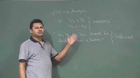 Lecture 36 : Analytic Function