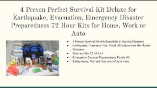 Earthquake survival kit list -