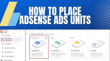 how to place adsense ads units manually | google adsense part4