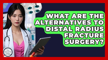 What Are The Alternatives To Distal Radius Fracture Surgery? - The Operating Table