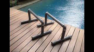 How to Make Tough PVC Parallettes in 25 Minutes for less than $25 | A Brother Abroad