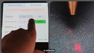 xTool MetalFab Laser Welder - Calibrate the red spot position for the welding head