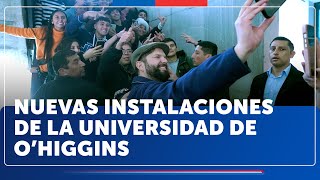 Presidente Gabriel Boric visita nuevas instalaciones de la Universidad de O’Higgins