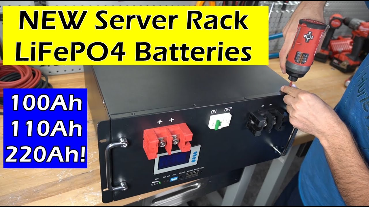 48V 100Ah 5KWH Server Rack LiFePO4 Battery Pack