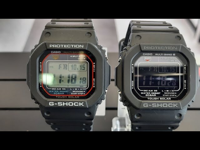 Casio G-SHOCK GW-M5610U-1BER, GW-M5610U-1ER - YouTube | Solaruhren