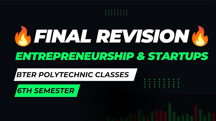 Enterpreneurship & Startups All units revision | polytechnic 6th semester