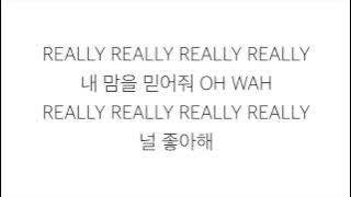 위너 (ウィナー)－「REALLY REALLY」 [LYRICS] 가사 한국어