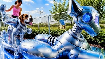 "Robo-Dog Park" - 3D AI Animation - Stable Diffusion + Deforum