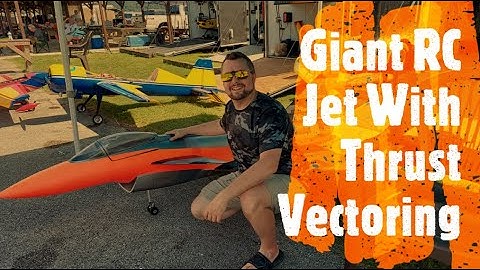 Huge RC Jet Hovering With Thrust Vectoring
