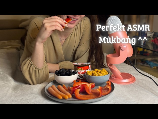 MUKBANG ASMR | Wet, sticky, crunchy Mouth sounds 💦