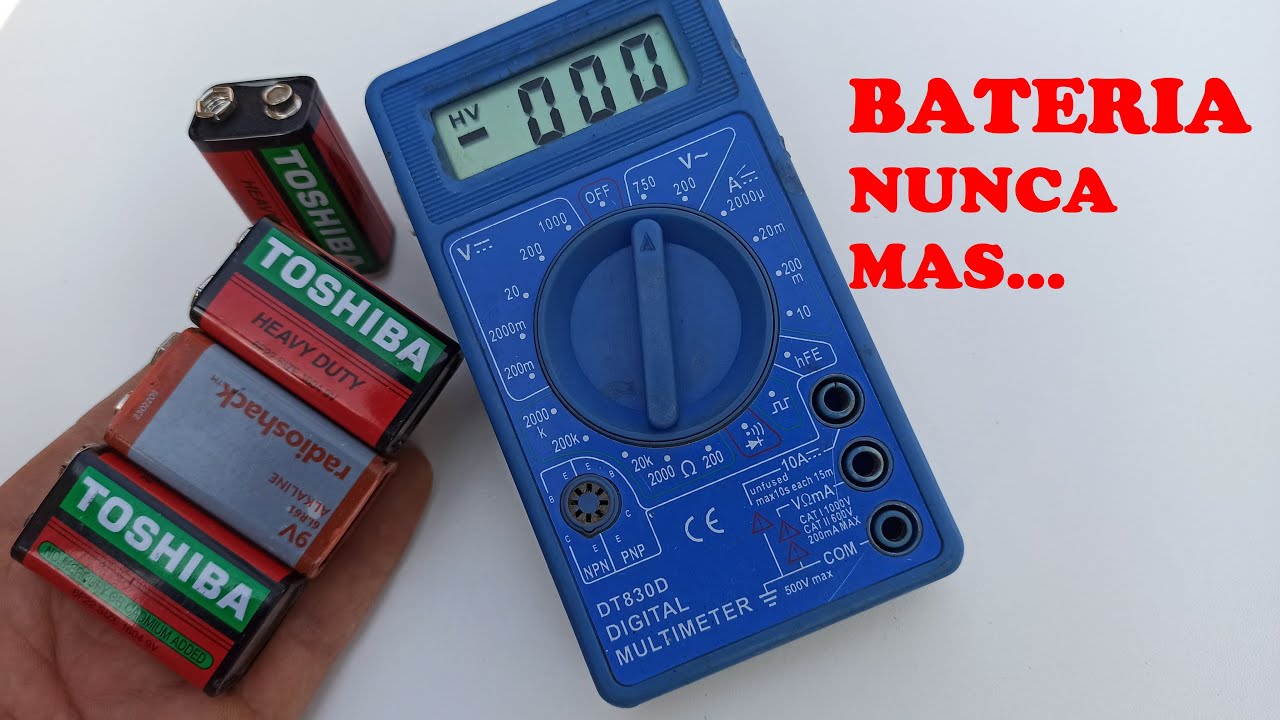 COMO HACER BATERIA DE 9V LITIO RECARGABLE - YouTube