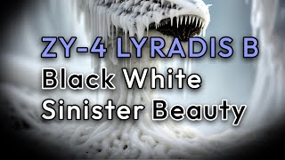 Planet ZY-4 Lyradis b: Black White Sinister Beauty