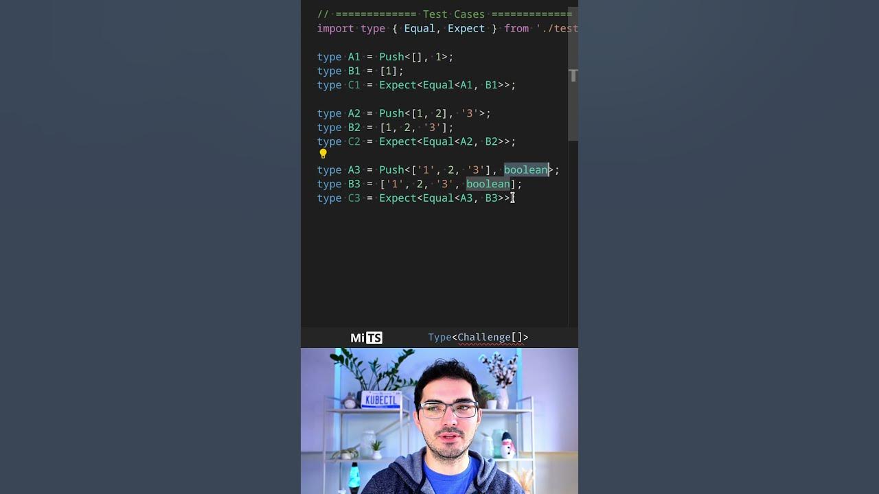 Push typescript type challenges 3057 easy youtube