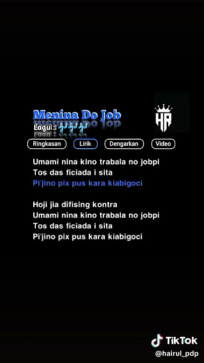 Lirik lagu fiji nukpis #funny #ikut