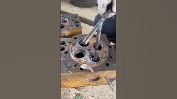 this is how to remove valve seat from cylinder head|