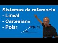 Sistemas de referencia lineal, cartesiano y polar