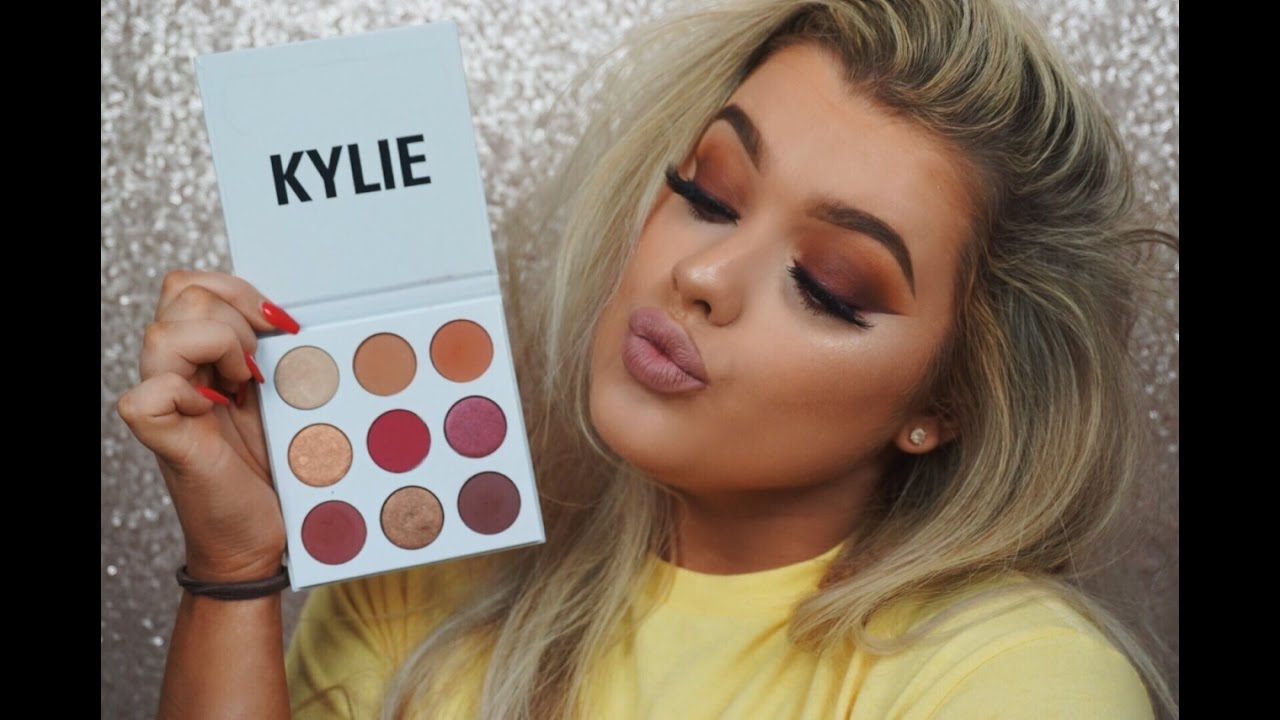 Kylie Burgundy Palette Fall Make up Look! | Rachel Leary