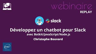Développez un chatbot pour Slack avec Botkit/Javascript/Node.js