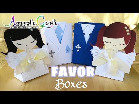 Scatoline Prima Comunione Bomboniere First Communion Favor Boxes Youtube