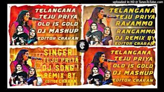 Telangana tejupriya 📣folk jukebox dj remix by || editor charan ||