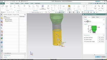 17 NX CAM   How to create new tool,Export and Import to library