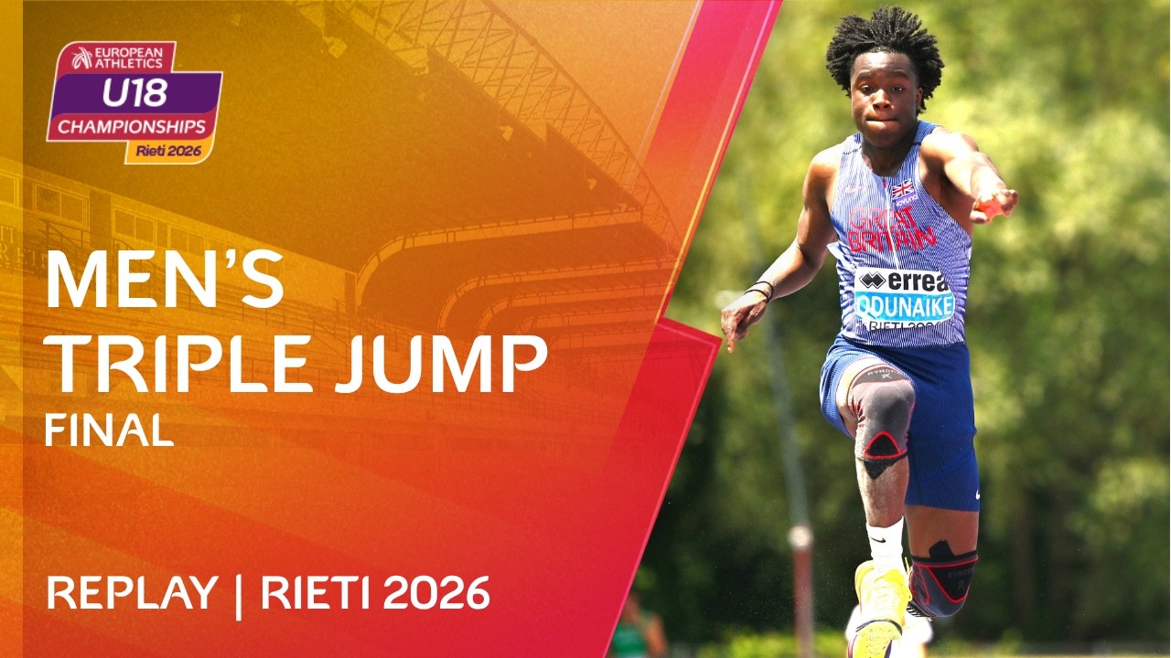 Men's Triple Jump Final Replay | U18 Championships Rieti 2026