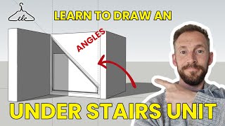 Under Stairs Storage : Designing a COLOSSAL Pull Out Drawer Using Sketch Up ( Up To 100KG Load! )