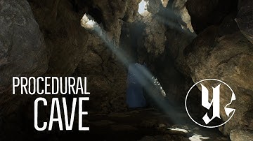 Procedural Cave for Video Games or Films with Unreal Engine