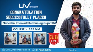 SAP Course In Pune | Successfully Placed | SAP MM | 3.0 LPA | UV Technocrats