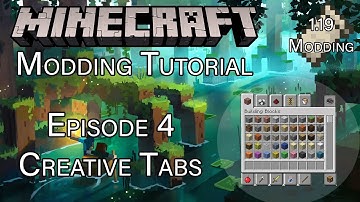 1.19 Fabric Modding Tutorial | Creative Tabs (#4)