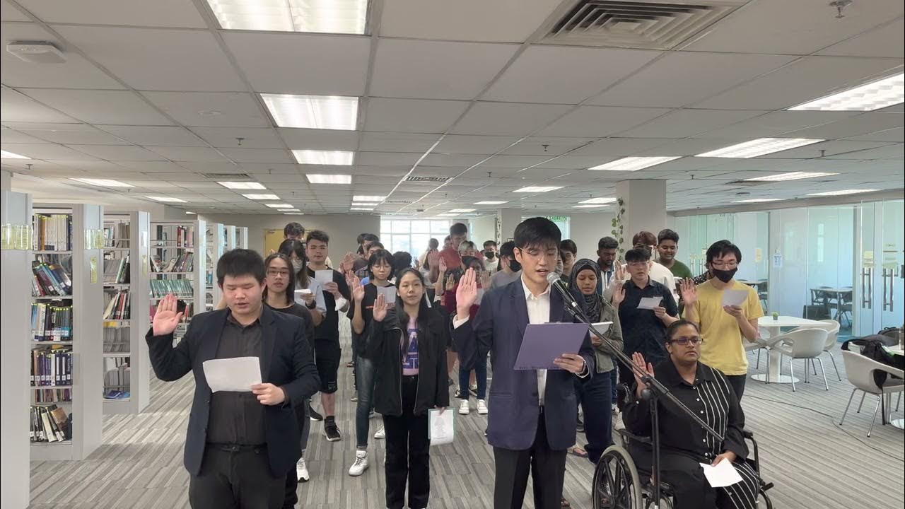Ucsi college recitation of pledge in conjunction with national youth