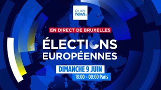 Soirée électorale : Suivez en direct tous les aspects des élections européennes depuis Bruxelles