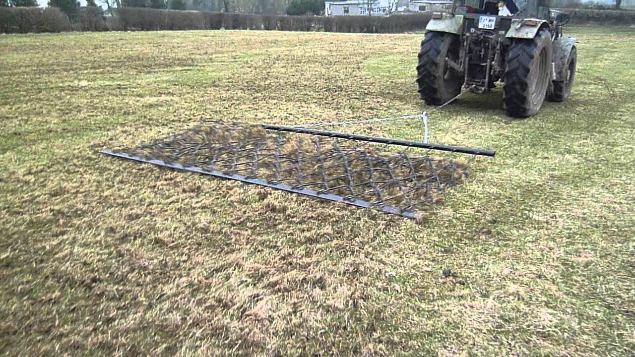 Drag Harrows from Chain Harrows Ireland - YouTube