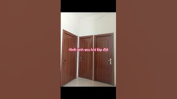 ▶️ Lắp đặt hoàn thiện cửa Gỗ Nhựa Composite SaiGonDoor