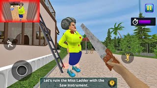 Scary Spooky Evil Teacher Game - New Ladder Prank 2022 screenshot 2