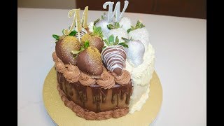 The Best Half And Half Cake Half Chocolate Half Vanilla Cake Youtube