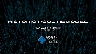 Historic Pool Transformation Inside The Hayward Plunge Renovation