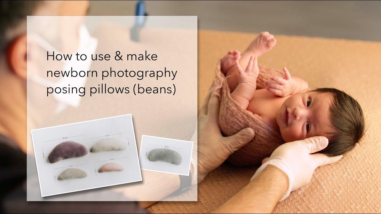 First Landings White Newborn Baby Photography Props Posing Pillow Set Used  | eBay