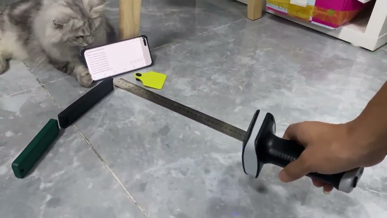 YANZEO SR290 UHF RFID Barcode Scanner Handheld  Bluetooth Reader