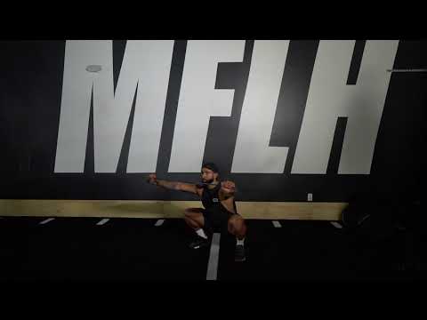 Squat Hold Band Pull Apart