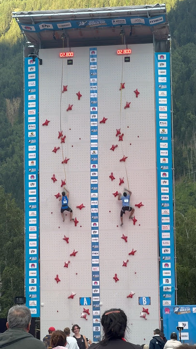 IFSC Speed climbing World Cup in France 🇫🇷 #olympic #climbinginolympic #speedclimbing